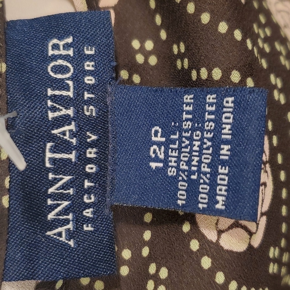 Ann taylor Floral brown skirt with Ruffles Size 12P - Picture 8 of 11